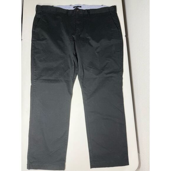 Tommy Hilfiger Men's Stretch Custom Fit Chino Pants Black Size 46W 31L - Picture 4 of 15